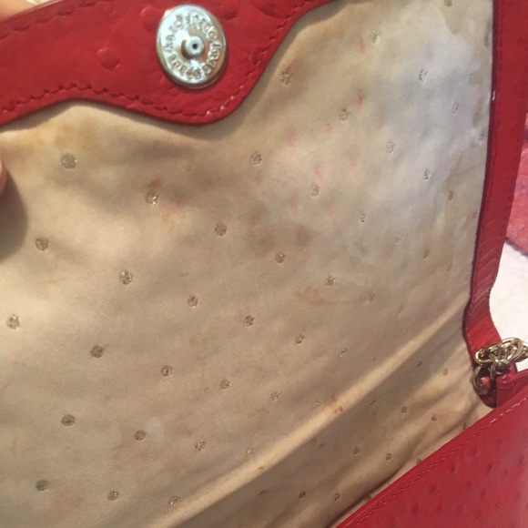 Orangey-red Kate Spade handbag - Picture 5 of 7